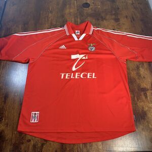 BENFICA 1999 2000 HOME SHIRT FOOTBALL SOCCER ADIDAS 635706 MENS‎ SIZE XL